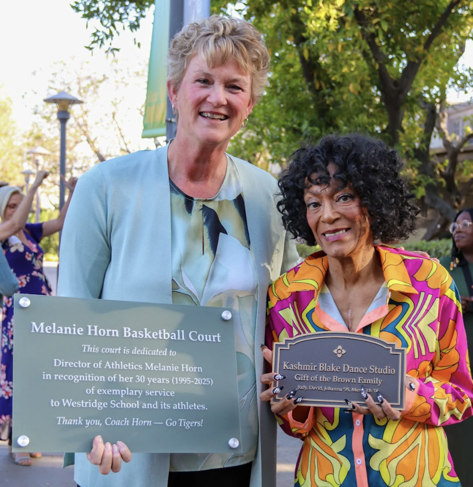 As both Coach Melanie Horn and dance teacher Kashmir Blake are set to retire at the end of this school year after decades of service, the Westridge community is taking the time to honor their commitment and dedication to the school. 